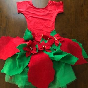 Pascua (Poinsettia) Costume hand made used once.